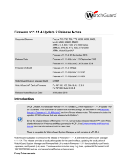 Fireware v11.11.4 Update 2 Release Notes