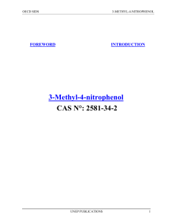 3-Methyl-4-nitrophenol CAS N&deg;: 2581-34-2