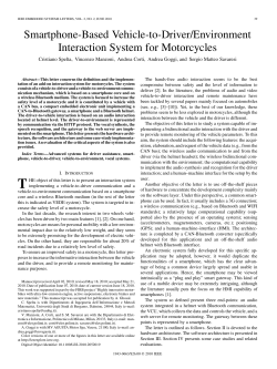 Smartphone-Based Vehicle-to-Driver/Environment Interaction