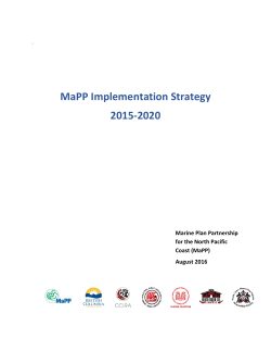 MaPP Implementation Strategy 2015-2020
