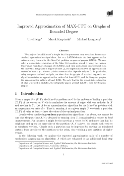 Improved Approximation of MAX-CUT on Graphs of Bounded