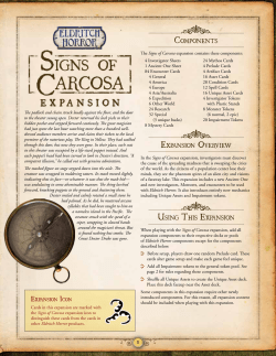 Components expansion overview Using this expansion