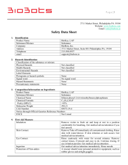 Safety Data Sheet