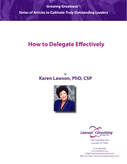 How to Delegate Effectively - Growing Greatness Home Page