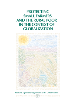 Protecting Small Farmers and the Rural Poor in the Context of