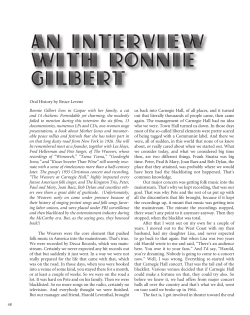 an interview with ronnie gilbert