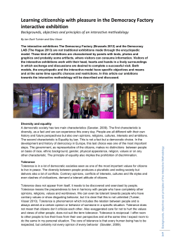 Learning Democracy Interactive Methology