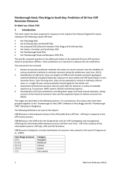Flamborough Head, Filey Brigg to South Bay: Prediction of 50