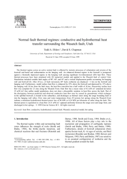 Normal fault thermal regimes: conductive and hydrothermal heat