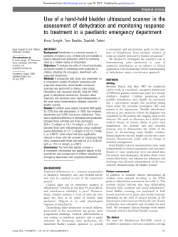 Use of a hand-held bladder ultrasound scanner in the assessment of
