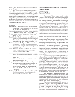 Lifetime Employment in Japan: Myths and
