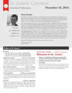 December 18 - 24 - St. James` Church