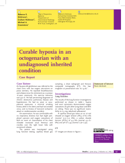 Curable hypoxia in an octogenarian with an undiagnosed