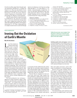 Ironing Out the Oxidation of Earth`s Mantle