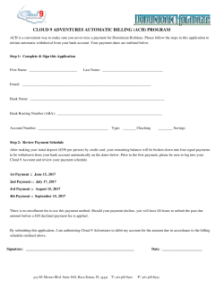 enrollment form