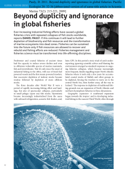 Beyond duplicity and ignorance in global fisheries