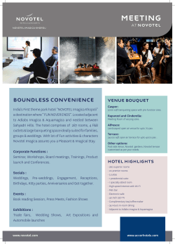 events brochure