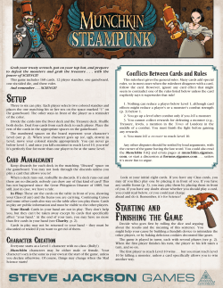 rules - The World of Munchkin