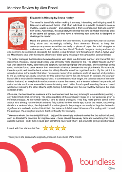 Member Review by Alex Rosel