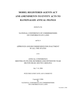 MoRAA Final Act - Uniform Law Commission