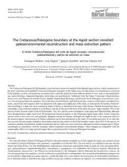 The Cretaceous/Paleogene boundary at the Agost section revisited