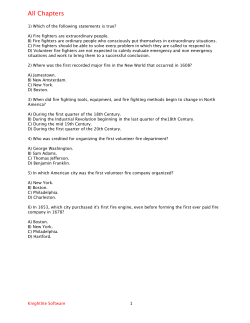 All Chapters - Middleton Fire District