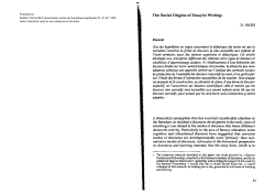 The Social Origins of Essayist Writing!