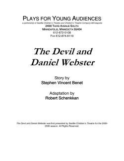 the devil and - Plays for Young Audiences