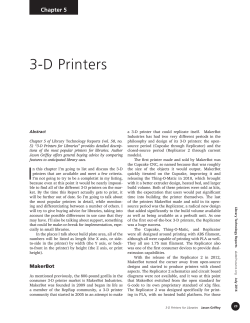 3-D Printers