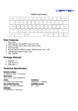 Poker II User Manual