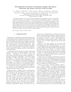Electronic and atomic structure of Si(111):AlSe