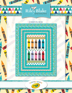 crayon box - Riley Blake Designs