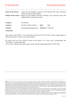 Preface - Fortunes de mer