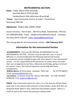 Instrumental Section 2017 - Richmond upon Thames performing