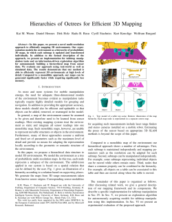 Hierarchies of Octrees for Efficient 3D Mapping