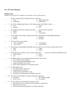 Sample Formative Assessment Advanced