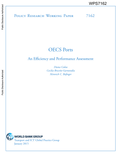 OECS Ports - World bank documents
