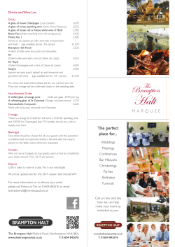 marquee - The Red Lion at Brafield