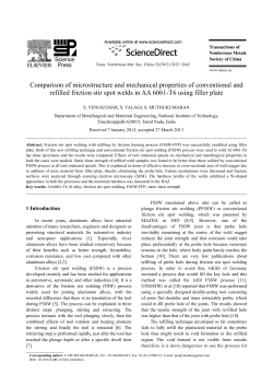 Comparison of microstructure and mechanical properties of