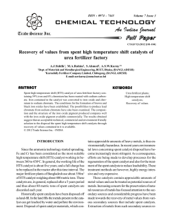 Recovery of values from spent high temperature