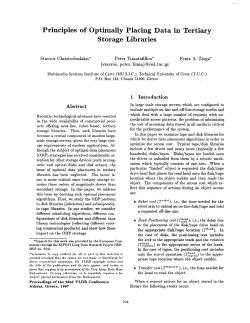 Principles of Optimally Placing Data in Tertiary Storage Libraries