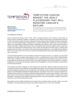 TEMPTATION CANCUN RESORT THE ADULT PLAYGROUND