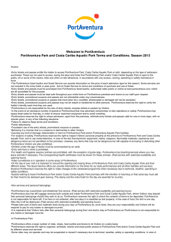 PortAventura PortAventura Park and Costa Caribe Aquatic Park