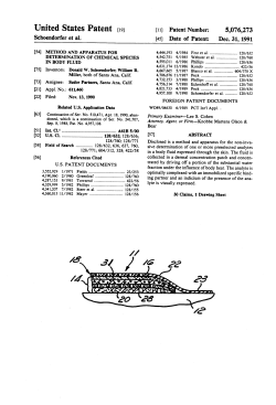 Method and apparatus for determination of chemical species in body