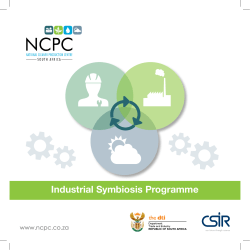 Industrial Symbiosis Programme - NCPC