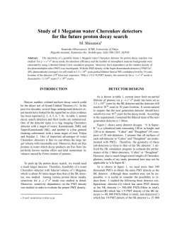 Study of 1 Megaton water Cherenkov detectors for the future proton