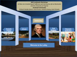 Enslaved Community Gallery &ndash; Session 1