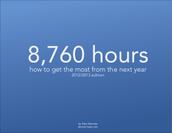8760 Hours - Alex Vermeer