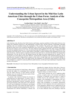Understanding the Urban Sprawl in the Mid