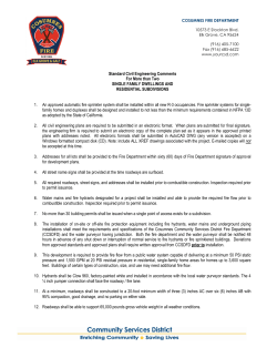 Standard Subdivision Civil Engineering Comments